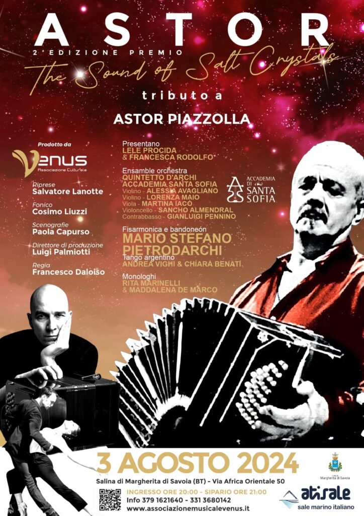 Tributo a Astor Piazzolla a Margherita di Savoia